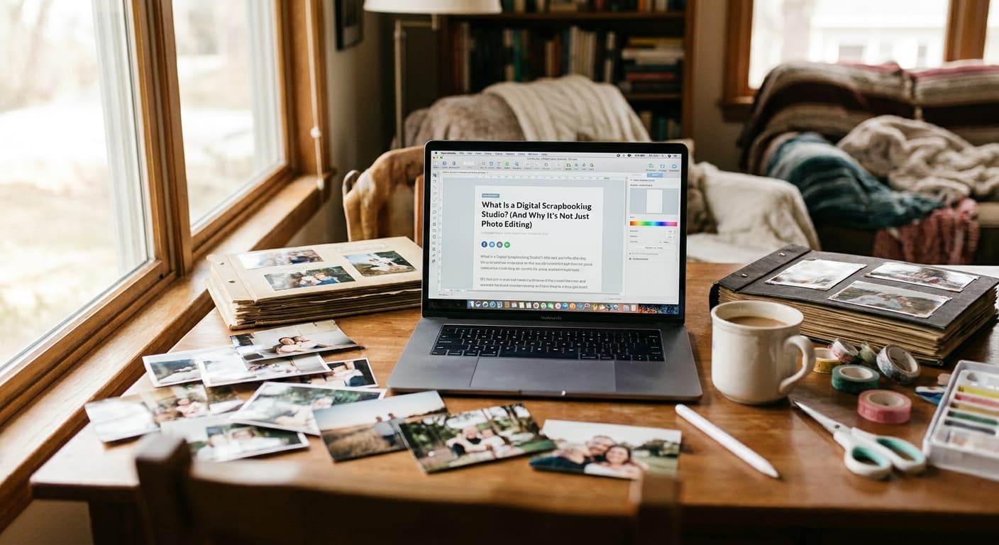 What Is a Digital Scrapbooking Studio? (And Why It's Not Just Photo Editing)